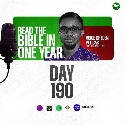 BIBLE IN ONE YEAR (DAY 190)