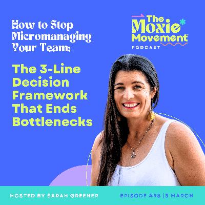How to Stop Micromanaging Your Team: The 3-Line Decision Framework That Ends Bottlenecks