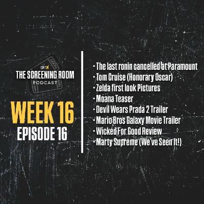 The Screening Room Podcast – WEEK 16: Zelda First Look, Tom Cruise's Honorary Oscar, Legend Of Zelda, Moana Live Action Trailer, Wicked For Good & More The Screening Room Podcast – WEEK 16: Zelda First Look, Tom Cruise's Honorary Oscar, Legend Of Zelda, Moana Live Action Trailer, Wicked For Good & More