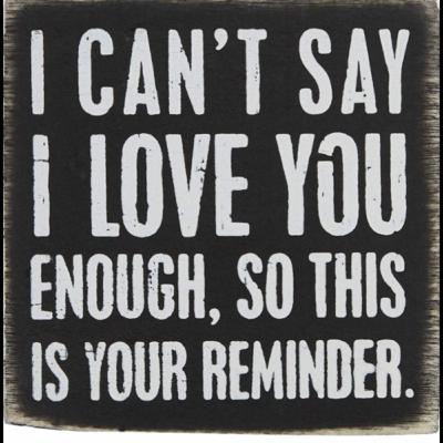 I can’t say I love you