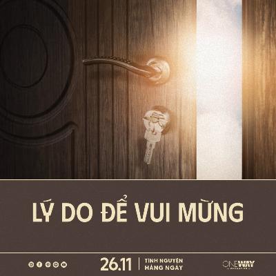 LÝ DO ĐỂ VUI MỪNG | Tĩnh Nguyện Hằng Ngày 26/11/2025