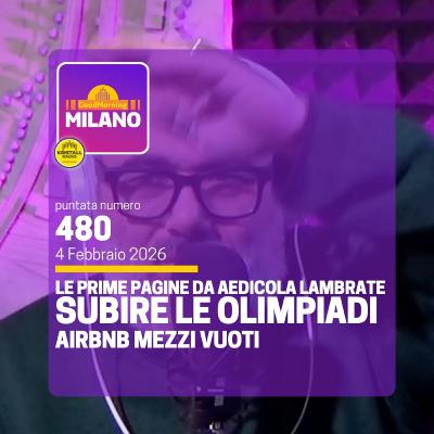 Ep.480, 4 febbraio. Subire le Olimpiadi, AirBnB mezzi vuoti, Fuga di Monossido di Carbonio