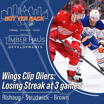 Wings Clip Oilers: Losing Streak at 3 games
