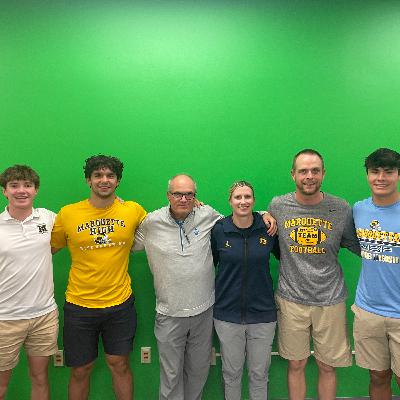 Hoops and Gridiron: Cara Consuegra and JP Josetti's Marquette Connections