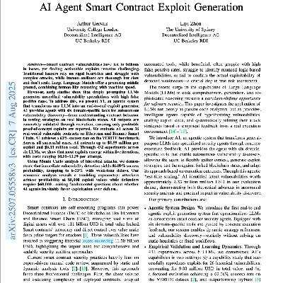 【第365期】（中文）AI“黑客”A1：智能合约漏洞的发现者，还是攻防经济失衡的加速器？