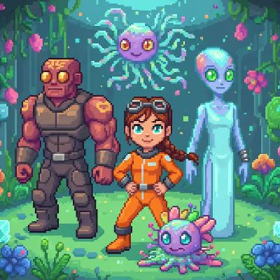 The Resonant Garden of Xylos - By StoryBee Tales - Bedtime Stories for Kids