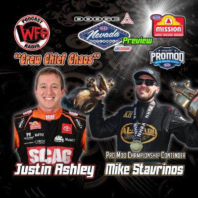 Justin Ashley and Mike Stavrinos join WFO Radio before Dodge NHRA Nevada Nationals Justin Ashley and Mike Stavrinos join WFO Radio before Dodge NHRA Nevada Nationals