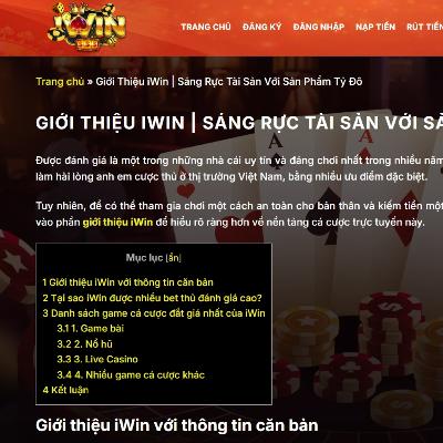Giới Thiệu iWin Giới Thiệu iWin