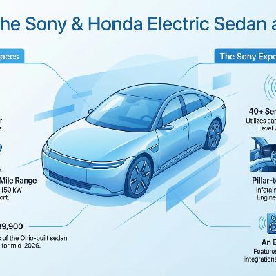 Afeela: Sony Honda Electric Sedan Debut Afeela: Sony Honda Electric Sedan Debut