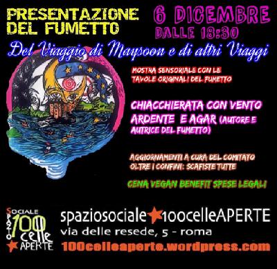 Iniziativa a Centocelle aperte: presentazione del fumetto "Del viaggio di maysoon e di altri viaggi"