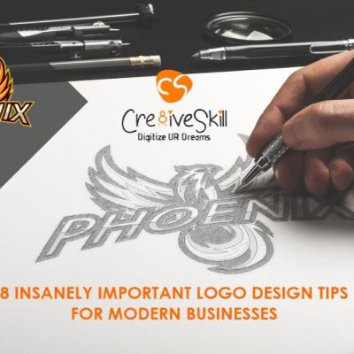 8 Insanely Important Logo Design Tips For Modern Businesses | Cre8iveSkill