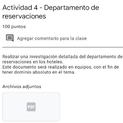 Actividad 4- Departamento de Recepción