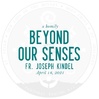 Homily: Beyond Our Senses | by Fr. Joseph Kindel | April 18, 2021 Homily: Beyond Our Senses | by Fr. Joseph Kindel | April 18, 2021