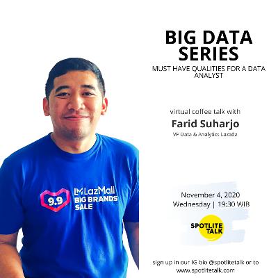 Episode 10 : Big Data Series Part 1 - Must Have Qualities For A Data Analyst with Farid Suharjo