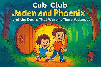56: Jaden and Phoenix and the Doors That Weren’t There Yesterday - A magical adventure about courage, kindness, and gigglefruit!