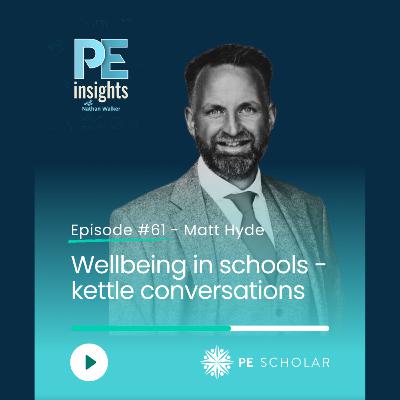 Episode 61 - Matt Hyde - Wellbeing for staff & students and kettle conversations