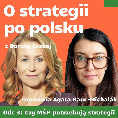 E03: Czy MŚP potrzebują strategii - Dorota Czekaj