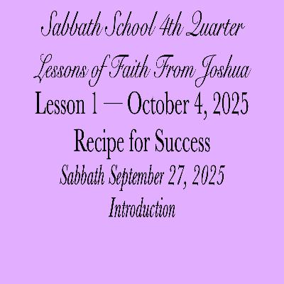Recipe for Success — Introduction