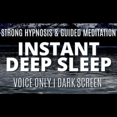 Powerful Guided Meditation _ Sleep Hypnosis _ Reduce Anxiety _ Dark Screen_ Voice Only Experience