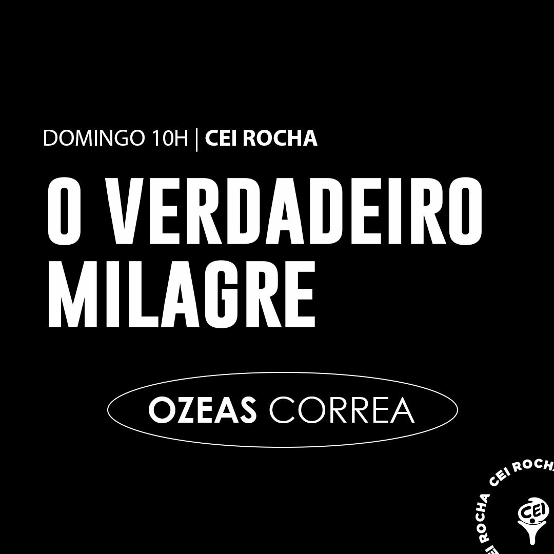 O VERDADEIRO MILAGRE || PR. OZEAS CORREA episode artwork