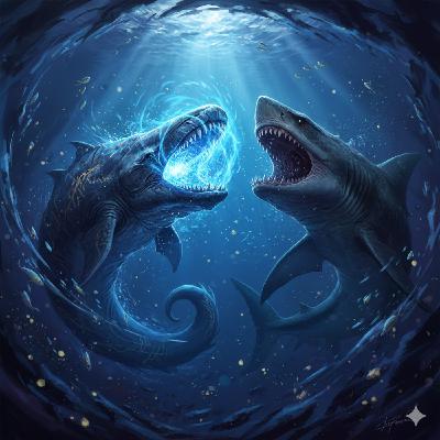 〈EP.171｜鯨鯊大戰！擁有暴龍牙齒的「梅爾維爾鯨」 vs. 史上最大鯊魚「巨齒鯊」！〉