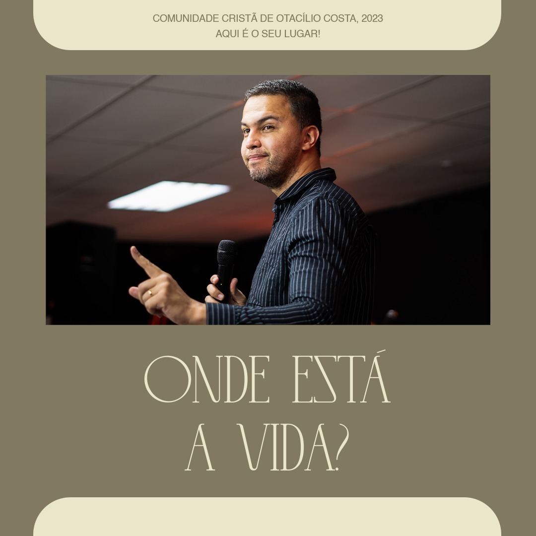 ONDE ESTÁ A VIDA? - Pr. Fernando Kosiniuk