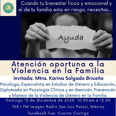 Atención oportuna a la Violencia en la Familia Atención oportuna a la Violencia en la Familia