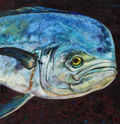 藝術家：鄧仁川  / 作品：大魚誌 鬼頭刀