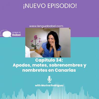 Capítulo 34: Apodos, motes, sobrenombres y nombretes en Canarias