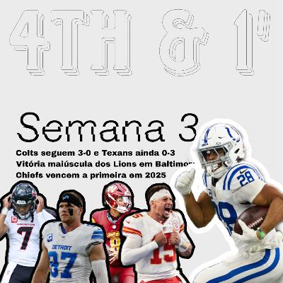 NFL 2025 | Resenha da Semana 3 da temporada e Prévias da semana 4 NFL 2025 | Resenha da Semana 3 da temporada e Prévias da semana 4