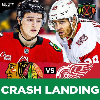 BLACKHAWKS POSTGAME: Nick Lardis Makes NHL Debut as Detroit SHUTS OUT Chicago | CHGO Blackhawks