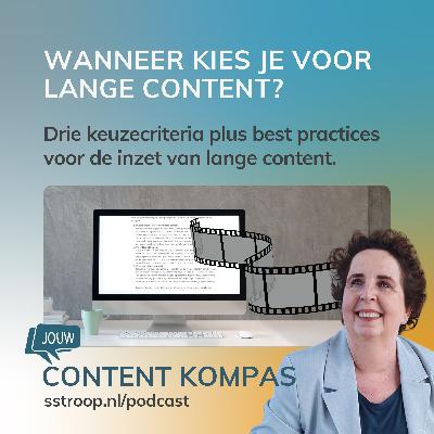 Wanneer werkt lange content beter? Zo maak je de juiste keuze.