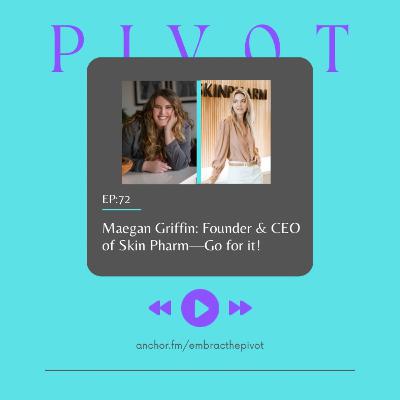 Episode 72: Maegan Griffin, Founder & CEO of Leading Skincare Brand Skin Pharm, Shares How To Find A Gap In The Market And Go For It!