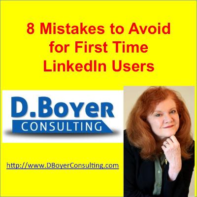 LinkedIn Mistakes by New Users