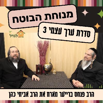 מודעות עצמית יהודית, הרב אביחי כהן מתארח אצל הרב פנחס ברייער, מנוחת הבוטח 26