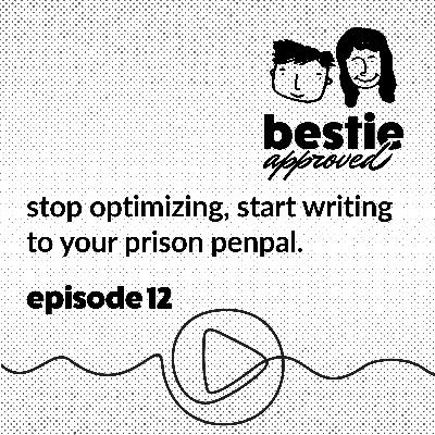 stop optimizing, start writing to your prison penpal. stop optimizing, start writing to your prison penpal.
