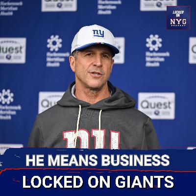 John Harbaugh Means Business in First Season as NY Giants Head Coach—Can He TURN Things Around?