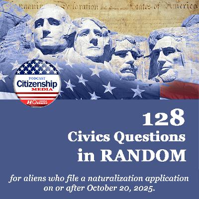128 Civics Questions in RANDOM (R128_ADAM & EVA VOICES_03_050) for U.S. Citizenship Test – Fast Male & Female Voices, One Easy Answer, No Repetition 128 Civics Questions in RANDOM (R128_ADAM & EVA VOICES_03_050) for U.S. Citizenship Test – Fast Male & Female Voices, One Easy Answer, No Repetition