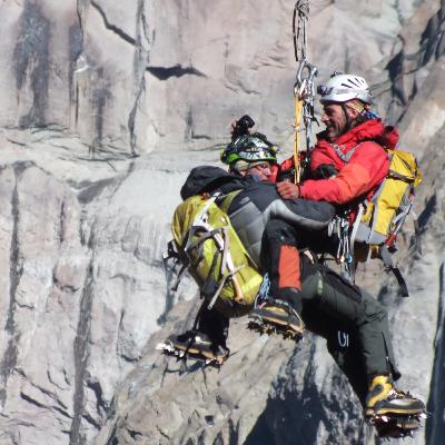 El momento crítico del rescate El momento crítico del rescate