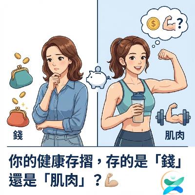 你的健康存摺,存的是「錢」還是「肌肉」?🦾 你的健康存摺,存的是「錢」還是「肌肉」?🦾