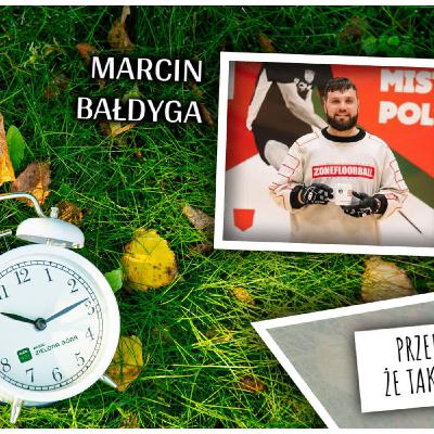 Marcin Bałdyga – trener i bramkarz AZS Unihokej, student UZ