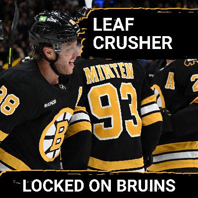 Pastrnak and Bruins Rake the Leafs, Silence Rebuild Talk Pastrnak and Bruins Rake the Leafs, Silence Rebuild Talk