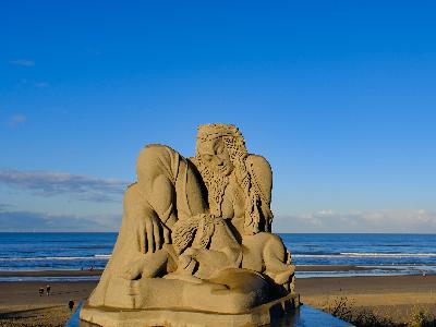 In jedem Korn eine Welt - Kunst mit Sand