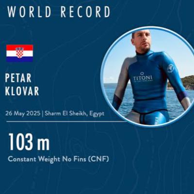 FREEDIVING WORLD CHAMPION, Petar Klovar FREEDIVING WORLD CHAMPION, Petar Klovar