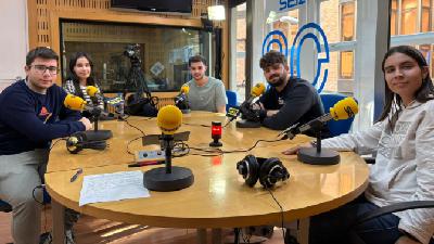 Alumnos de Periodismo en Hoy por hoy Murcia