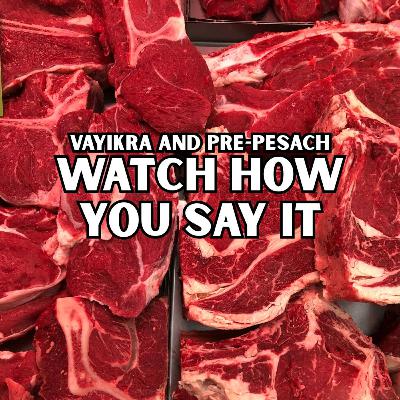 Vayikra and Pre-Pesach - Watch How You Say It
