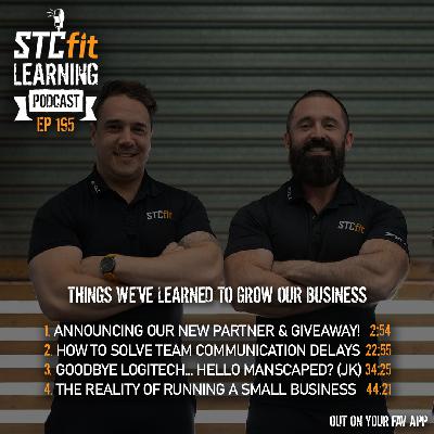 Ep 195 - Things we've learned to grow our online business Ep 195 - Things we've learned to grow our online business