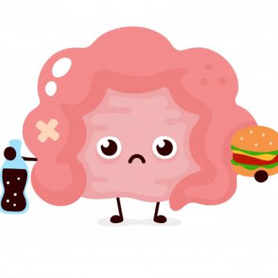 Alimentos desfavoráveis à microbiota intestinal. Alimentos desfavoráveis à microbiota intestinal.