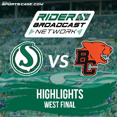 Highlights - West Final - Roughriders Vs Lions - Nov 8, 2025