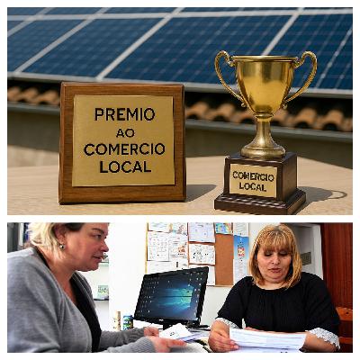 Placas solares e Premios Comercio 2025, por Ana Maria Cores e Kim Llobet